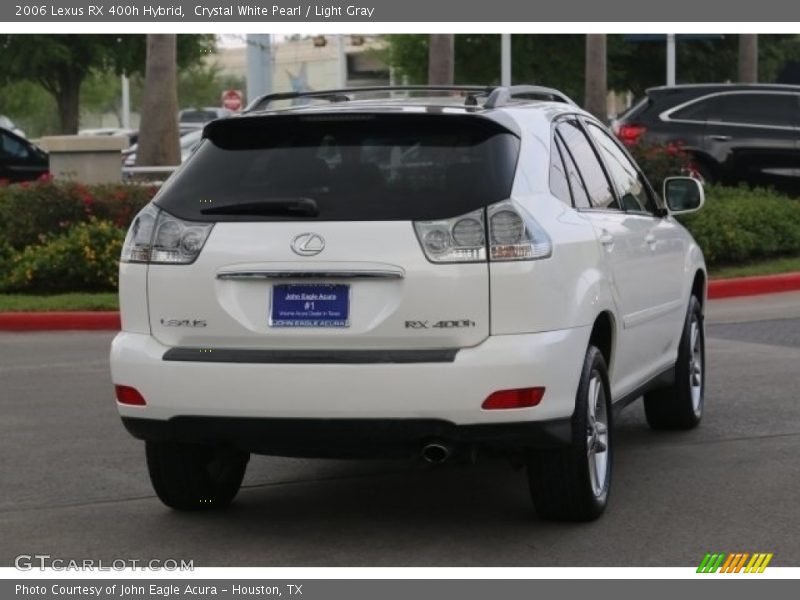 Crystal White Pearl / Light Gray 2006 Lexus RX 400h Hybrid