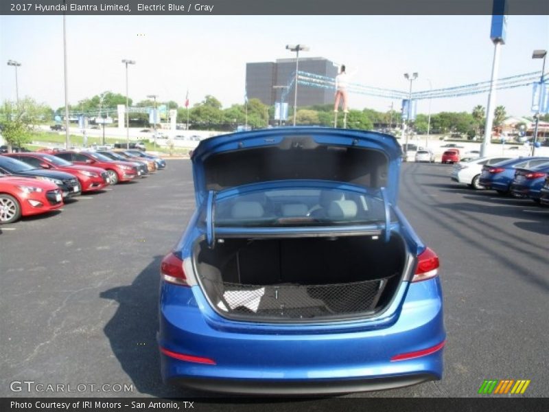 Electric Blue / Gray 2017 Hyundai Elantra Limited