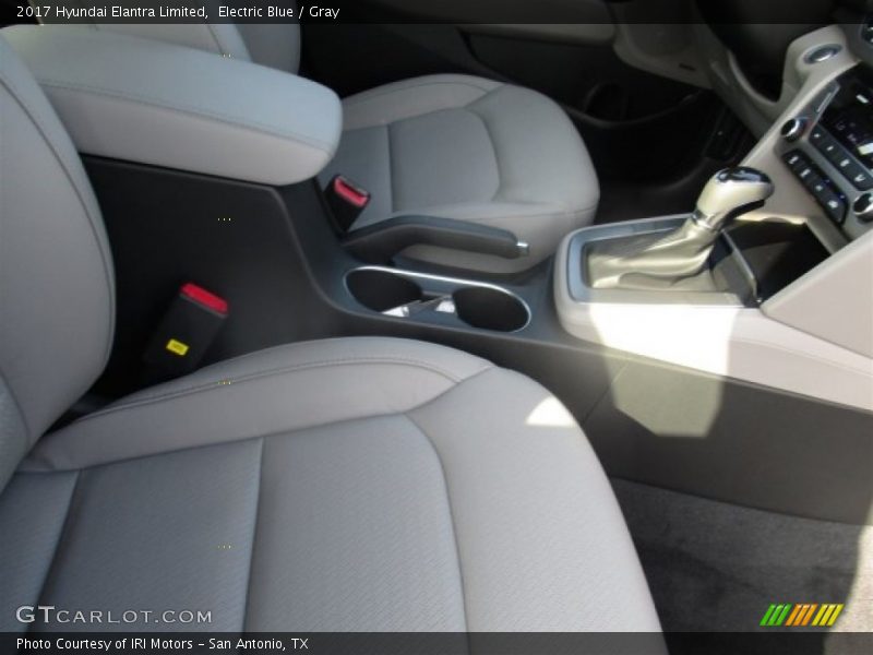 Electric Blue / Gray 2017 Hyundai Elantra Limited