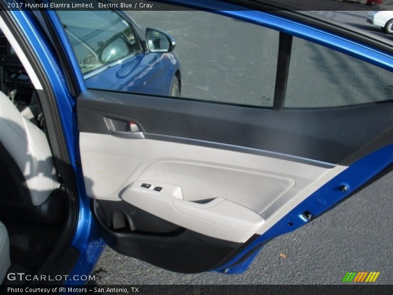 Electric Blue / Gray 2017 Hyundai Elantra Limited