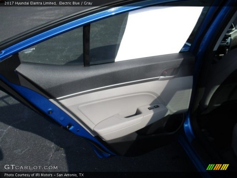 Electric Blue / Gray 2017 Hyundai Elantra Limited