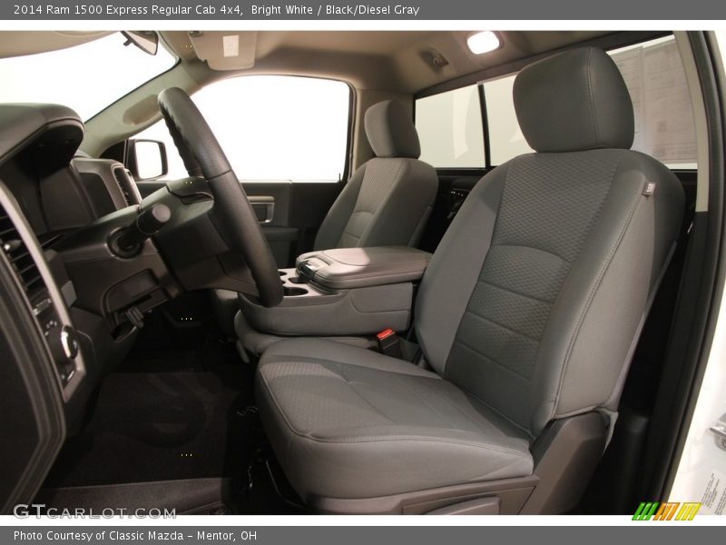Bright White / Black/Diesel Gray 2014 Ram 1500 Express Regular Cab 4x4