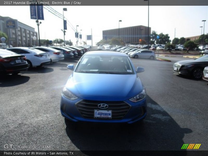 Electric Blue / Gray 2017 Hyundai Elantra Limited