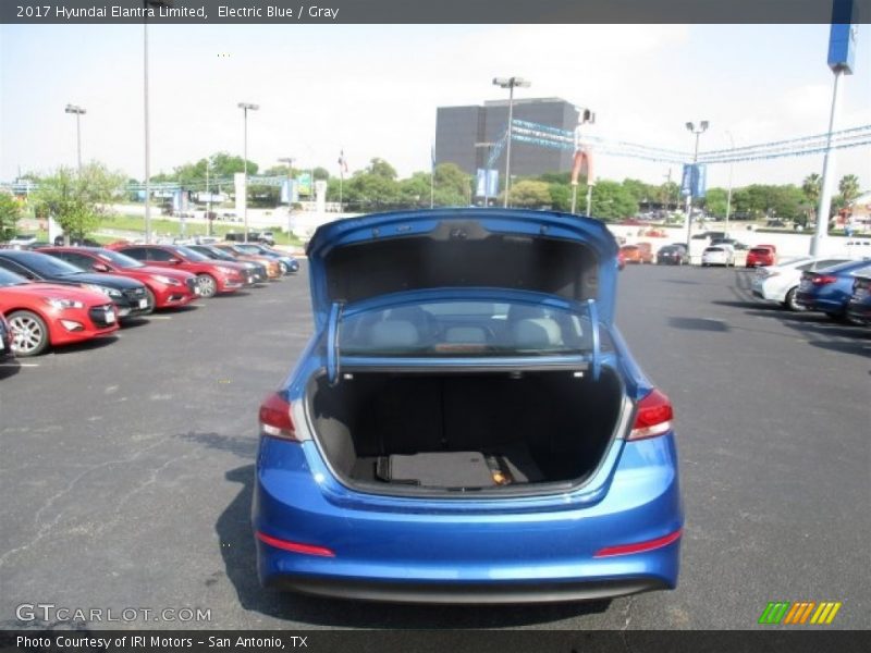 Electric Blue / Gray 2017 Hyundai Elantra Limited