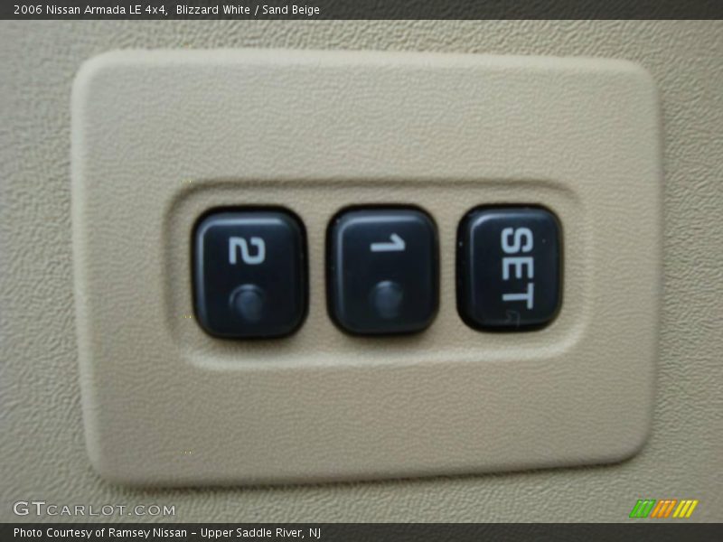 Blizzard White / Sand Beige 2006 Nissan Armada LE 4x4