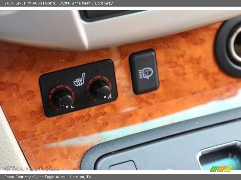 Crystal White Pearl / Light Gray 2006 Lexus RX 400h Hybrid
