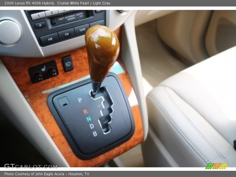 Crystal White Pearl / Light Gray 2006 Lexus RX 400h Hybrid