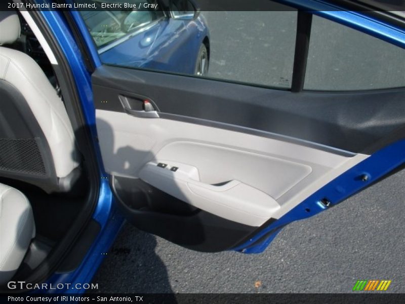 Electric Blue / Gray 2017 Hyundai Elantra Limited