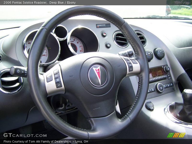 Deep Blue / Ebony 2006 Pontiac Solstice Roadster