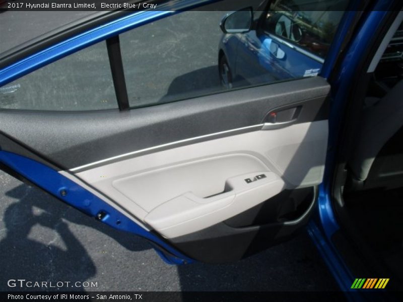 Electric Blue / Gray 2017 Hyundai Elantra Limited