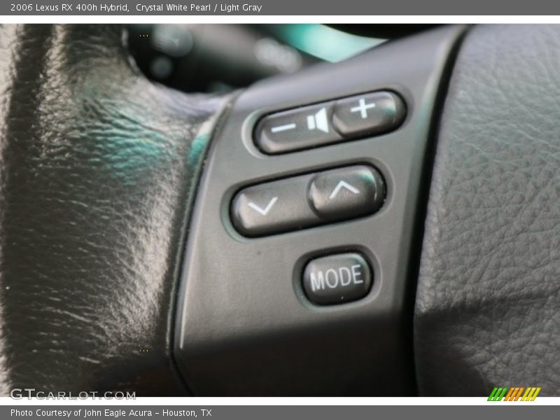 Crystal White Pearl / Light Gray 2006 Lexus RX 400h Hybrid