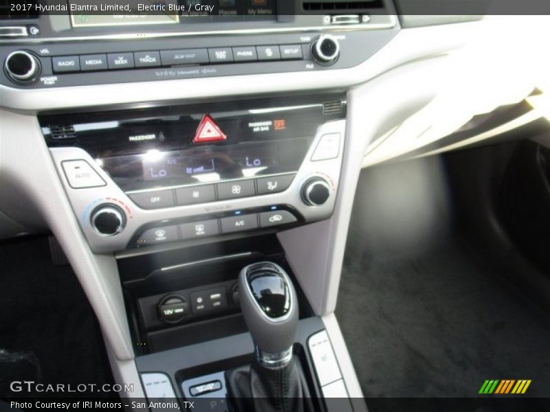 Electric Blue / Gray 2017 Hyundai Elantra Limited