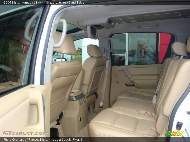 Blizzard White / Sand Beige 2006 Nissan Armada LE 4x4