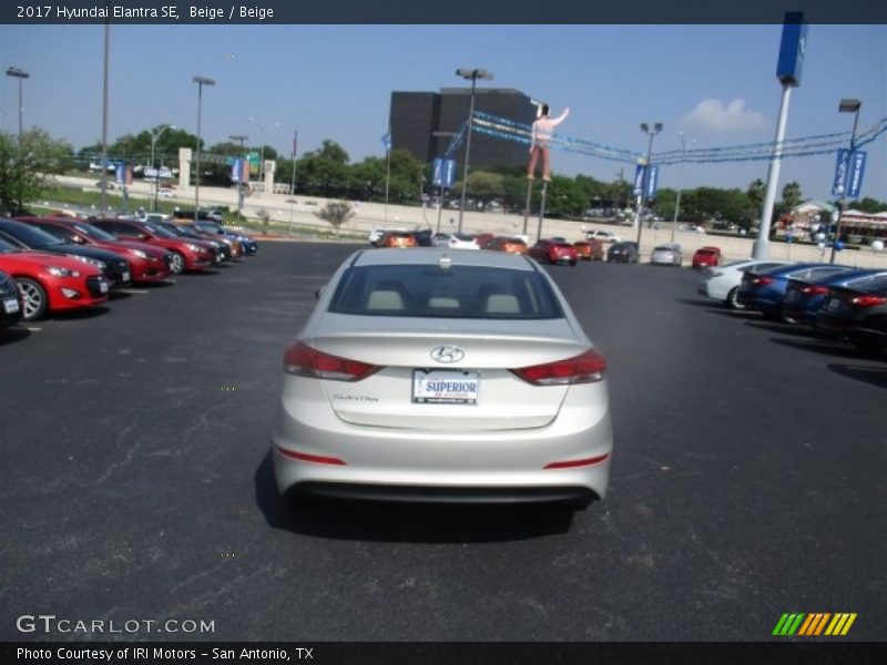 Beige / Beige 2017 Hyundai Elantra SE