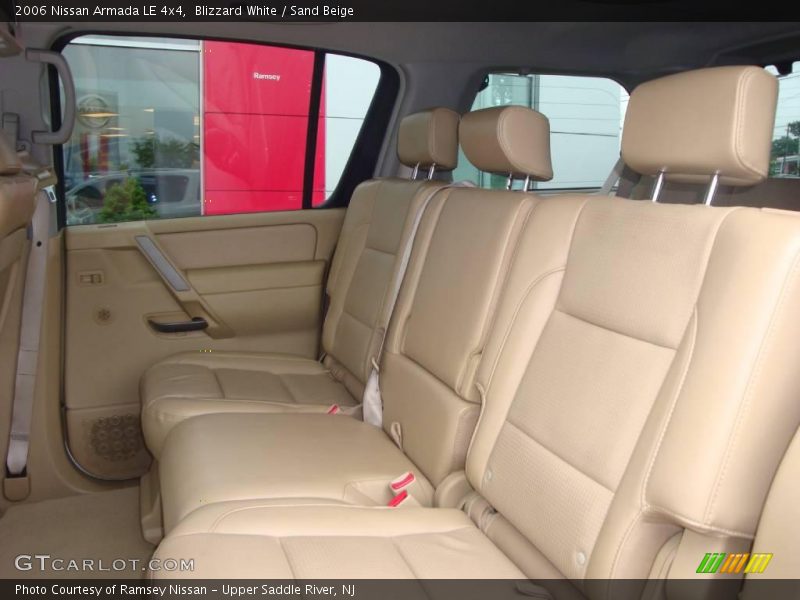 Blizzard White / Sand Beige 2006 Nissan Armada LE 4x4
