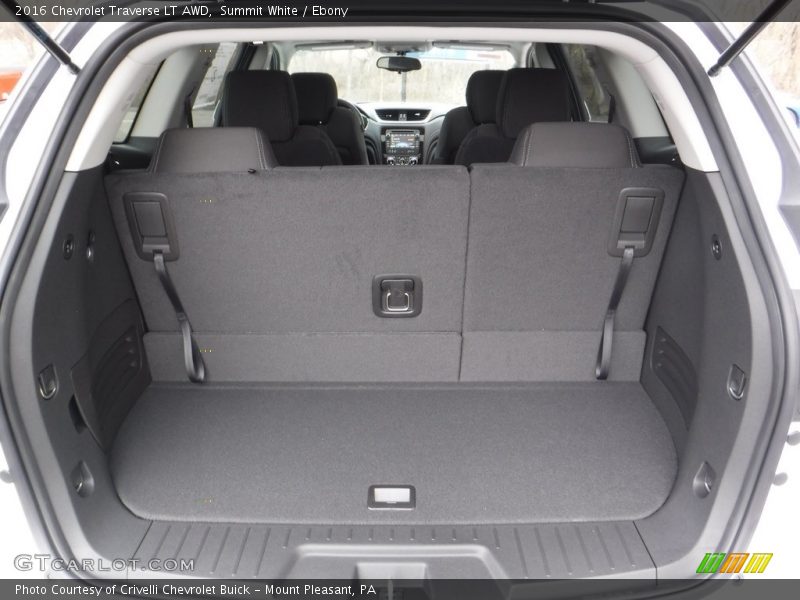 Summit White / Ebony 2016 Chevrolet Traverse LT AWD