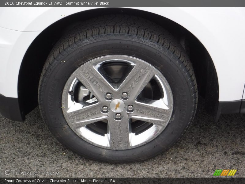 Summit White / Jet Black 2016 Chevrolet Equinox LT AWD