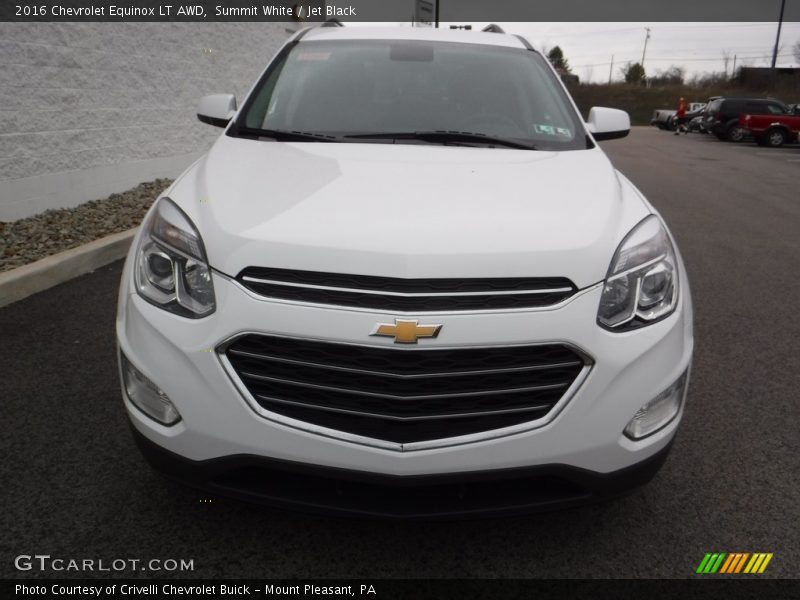 Summit White / Jet Black 2016 Chevrolet Equinox LT AWD