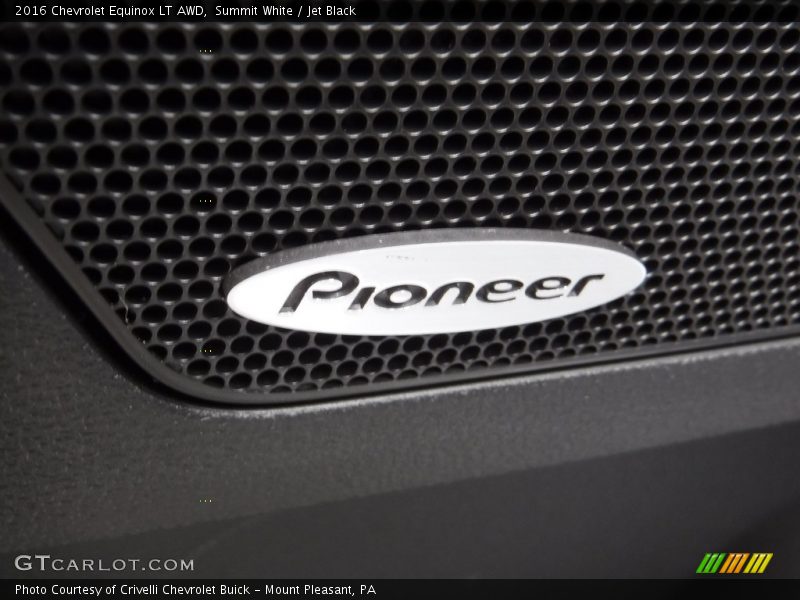 Summit White / Jet Black 2016 Chevrolet Equinox LT AWD