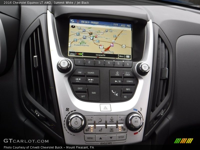 Summit White / Jet Black 2016 Chevrolet Equinox LT AWD