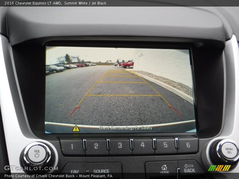Summit White / Jet Black 2016 Chevrolet Equinox LT AWD