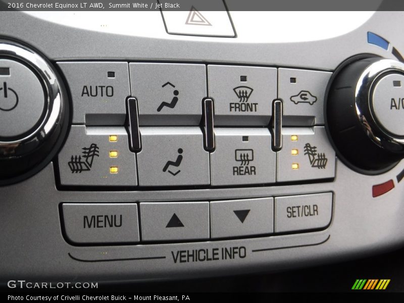Summit White / Jet Black 2016 Chevrolet Equinox LT AWD