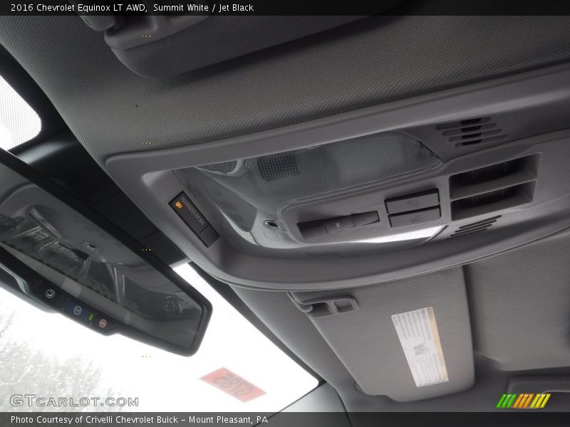 Summit White / Jet Black 2016 Chevrolet Equinox LT AWD