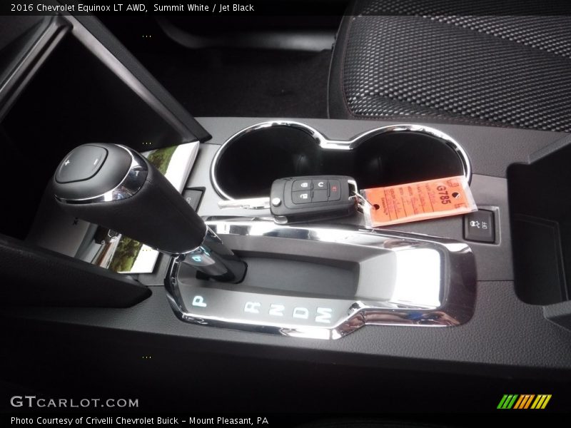 Summit White / Jet Black 2016 Chevrolet Equinox LT AWD
