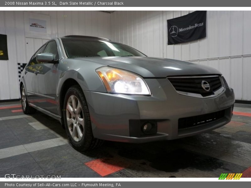Dark Slate Metallic / Charcoal Black 2008 Nissan Maxima 3.5 SL