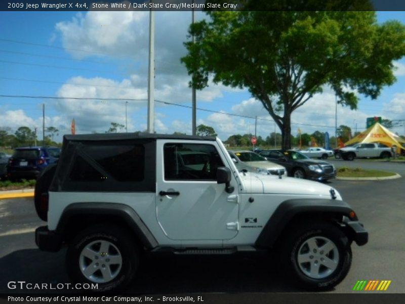 Stone White / Dark Slate Gray/Medium Slate Gray 2009 Jeep Wrangler X 4x4