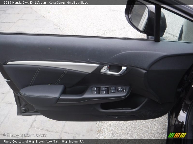 Kona Coffee Metallic / Black 2013 Honda Civic EX-L Sedan