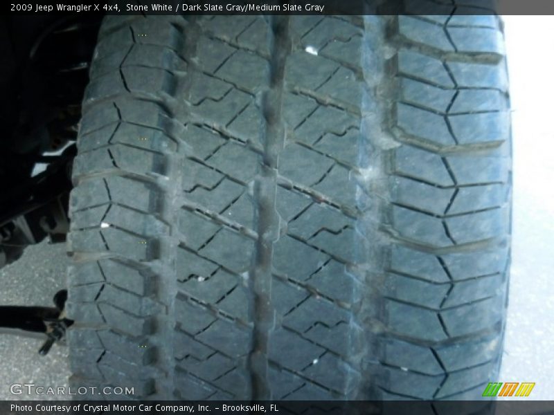Stone White / Dark Slate Gray/Medium Slate Gray 2009 Jeep Wrangler X 4x4