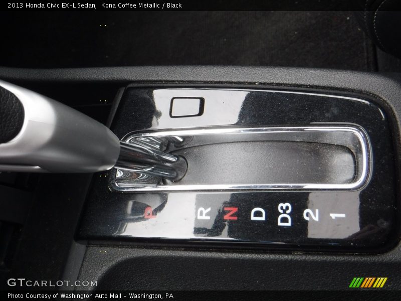 Kona Coffee Metallic / Black 2013 Honda Civic EX-L Sedan