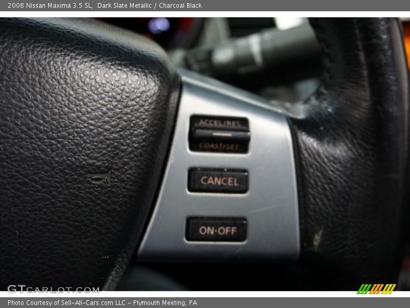 Dark Slate Metallic / Charcoal Black 2008 Nissan Maxima 3.5 SL