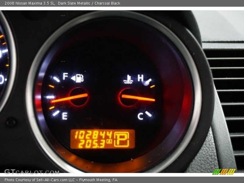 Dark Slate Metallic / Charcoal Black 2008 Nissan Maxima 3.5 SL