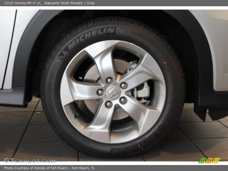 Alabaster Silver Metallic / Gray 2016 Honda HR-V LX