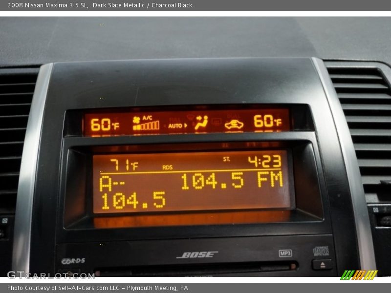 Dark Slate Metallic / Charcoal Black 2008 Nissan Maxima 3.5 SL