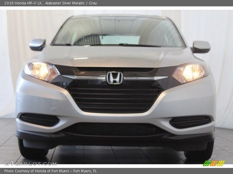 Alabaster Silver Metallic / Gray 2016 Honda HR-V LX