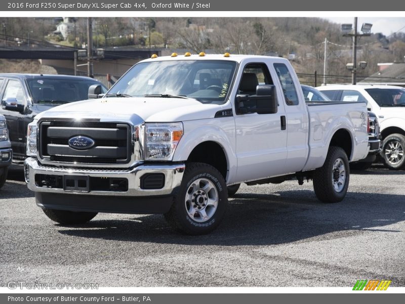 Oxford White / Steel 2016 Ford F250 Super Duty XL Super Cab 4x4