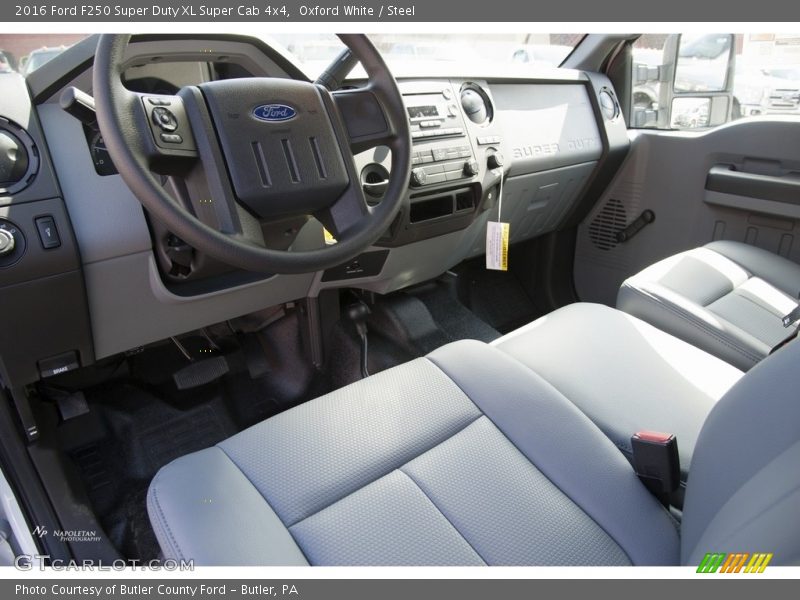 Oxford White / Steel 2016 Ford F250 Super Duty XL Super Cab 4x4