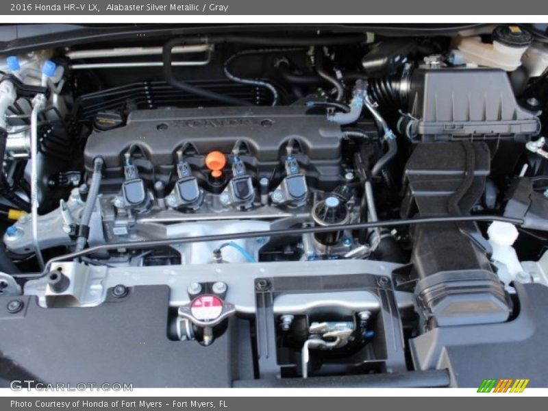 Alabaster Silver Metallic / Gray 2016 Honda HR-V LX