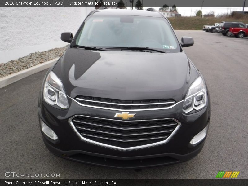 Tungsten Metallic / Jet Black 2016 Chevrolet Equinox LT AWD