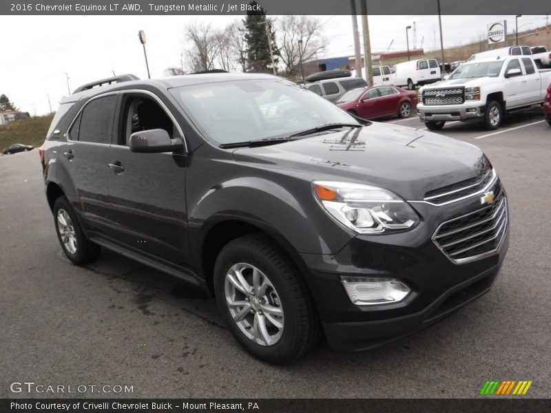 Tungsten Metallic / Jet Black 2016 Chevrolet Equinox LT AWD