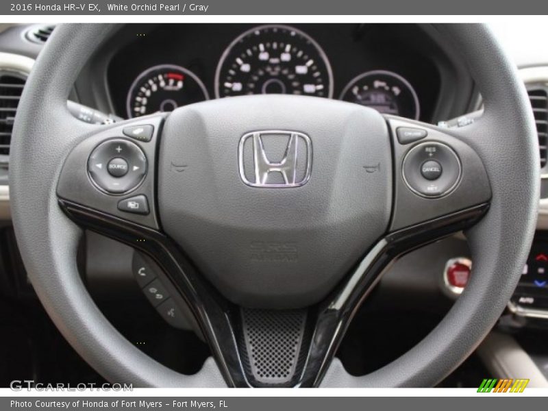White Orchid Pearl / Gray 2016 Honda HR-V EX