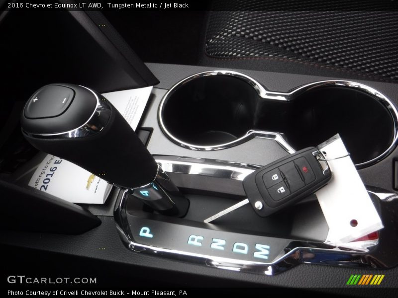Tungsten Metallic / Jet Black 2016 Chevrolet Equinox LT AWD