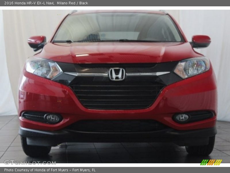 Milano Red / Black 2016 Honda HR-V EX-L Navi