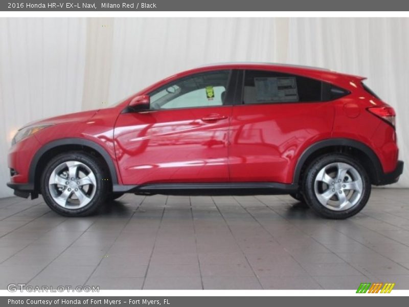 Milano Red / Black 2016 Honda HR-V EX-L Navi
