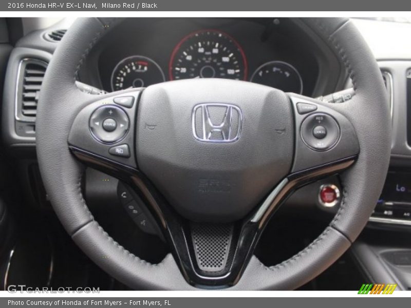 Milano Red / Black 2016 Honda HR-V EX-L Navi