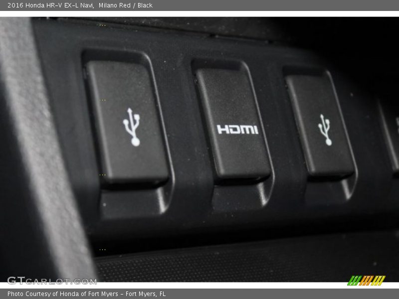 Milano Red / Black 2016 Honda HR-V EX-L Navi
