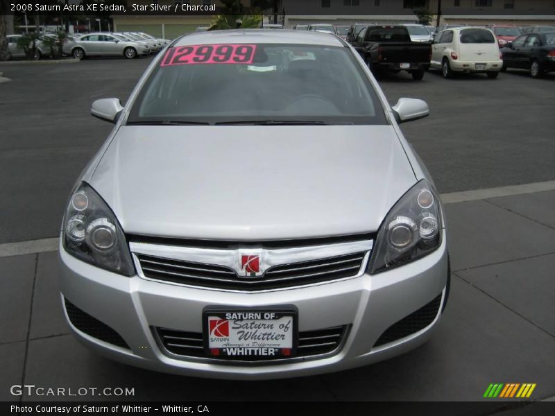 Star Silver / Charcoal 2008 Saturn Astra XE Sedan